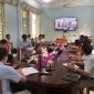 Xã Quang Trung tổ chức hội nghị trực tuyến học tập, quán triệt các văn bản, Nghị quyết, quyết định của cấp trên