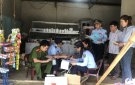 UBND xã Quang Trung phối hợp kiểm tra xử lý vi phạm ATTP tại các cổng trường trên địa bàn xã