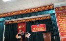 Lễ Trao huy hiệu Đảng- Hội nghị công bố quyết định thành lập chi bộ Quân sự xã, tổng kết công tác Đảng, công tác dân vận xã Quang Trung năm 2023. phương hướng nhiệm vụ năm 2024