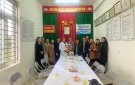 Lãnh đạo Đảng, chính quyền, MTTQ, đoàn thể xã Quang Trung chúc mừng các y bác sỹ, nhân viên y tế trạm y tế xã nhân dịp kỷ niệm 69 năm ngày thầy thuốc Việt Nam